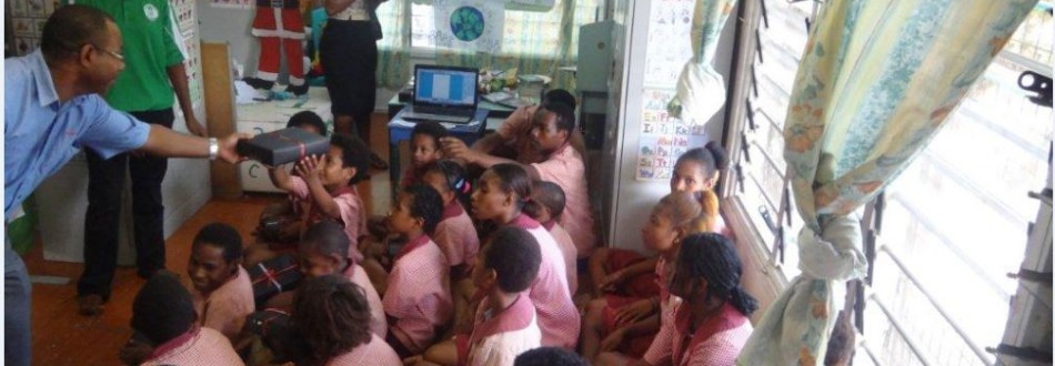 iPads donation helps improve learning experience for children in Papua New Guinea