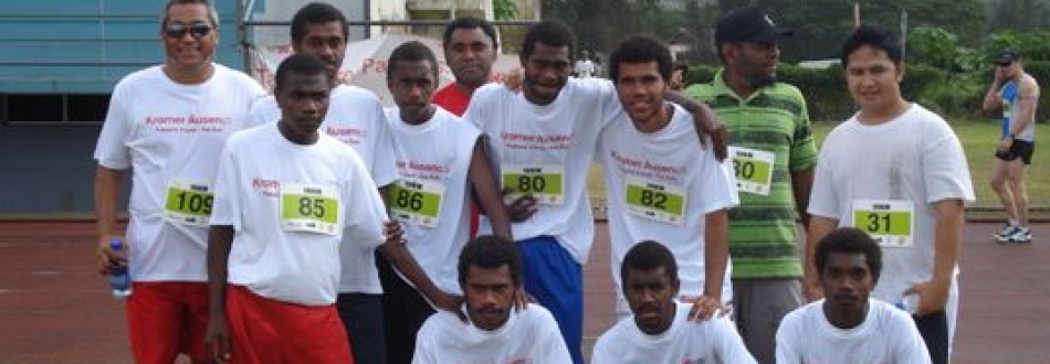 Kramer Ausenco Vanuatu runs 136 kms Vanuatu Round Island Relay