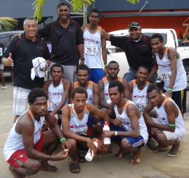 Kramer Ausenco Vanuatu runs 136 kms Vanuatu Round Island Relay