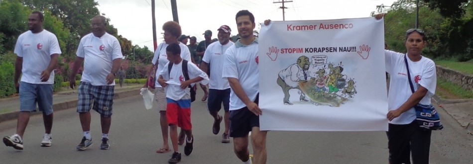 Kramer Ausenco PNG  Walks against Corruption
