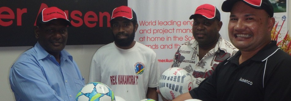 Kramer Ausenco Solomon Islands Donates Soccer Balls To Real Kakamora Football Club